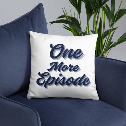 One More Episode Throw Pillow — K-Drama Fan Room Decor