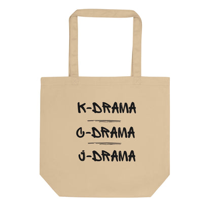 K-Drama Fan Organic Tote Bag — Asian Drama Gift