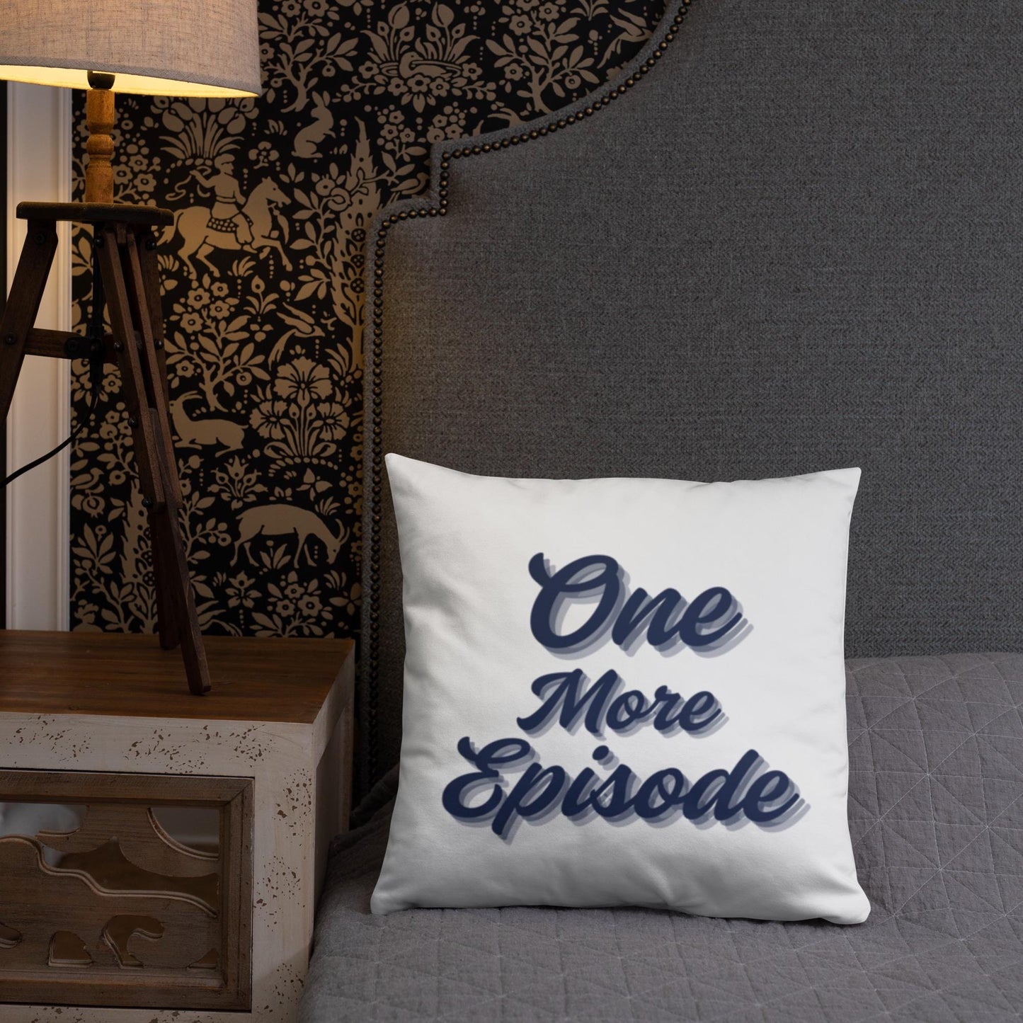 One More Episode Throw Pillow — K-Drama Fan Room Decor