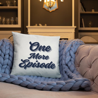 One More Episode Throw Pillow — K-Drama Fan Room Decor