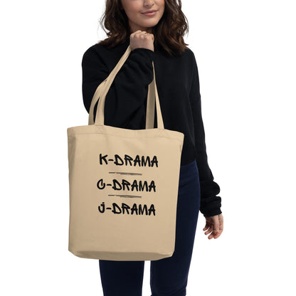 K-Drama Fan Organic Tote Bag — Asian Drama Gift
