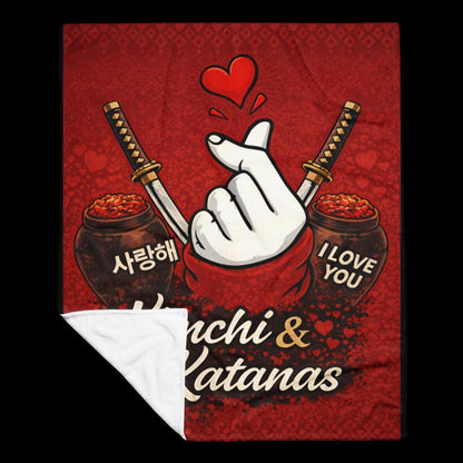 Kimchi & Katanas K-Drama Throw Blanket – Korean Drama Lover Gift