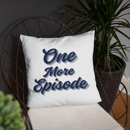 One More Episode Throw Pillow — K-Drama Fan Room Decor