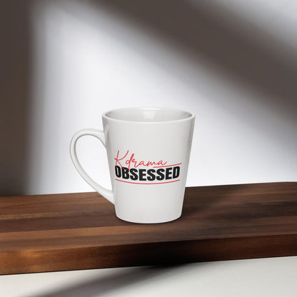 KDrama Obsessed Latte Mug — K-Drama Fan Gift