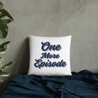 One More Episode Throw Pillow — K-Drama Fan Room Decor